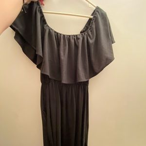Off shoulder maxi dress